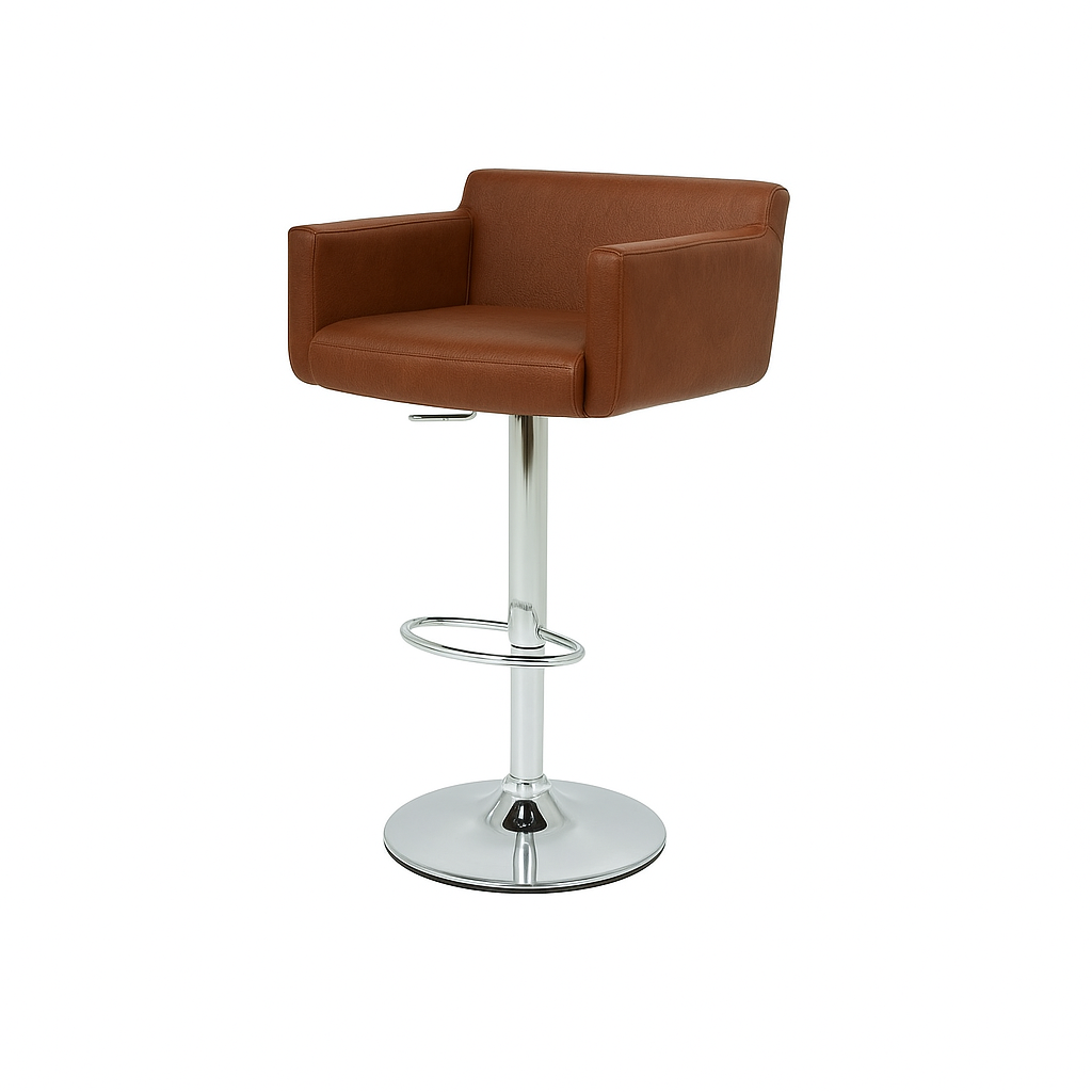 Scaun insula piele GALBENA | model IDA