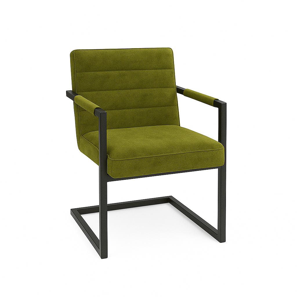 Scaun catifea GRI | model BADSAAL 4STARR