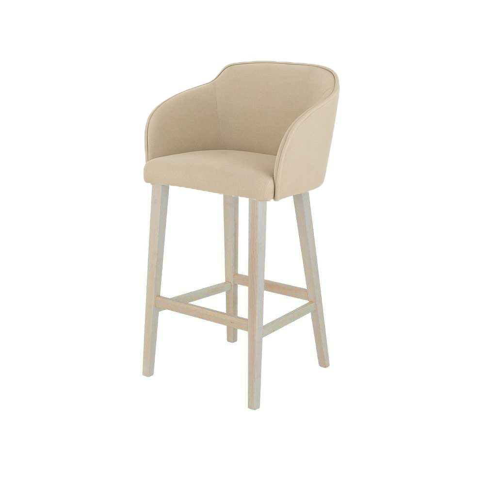 Scaun insula catifea ALBASTRA | model CROCO