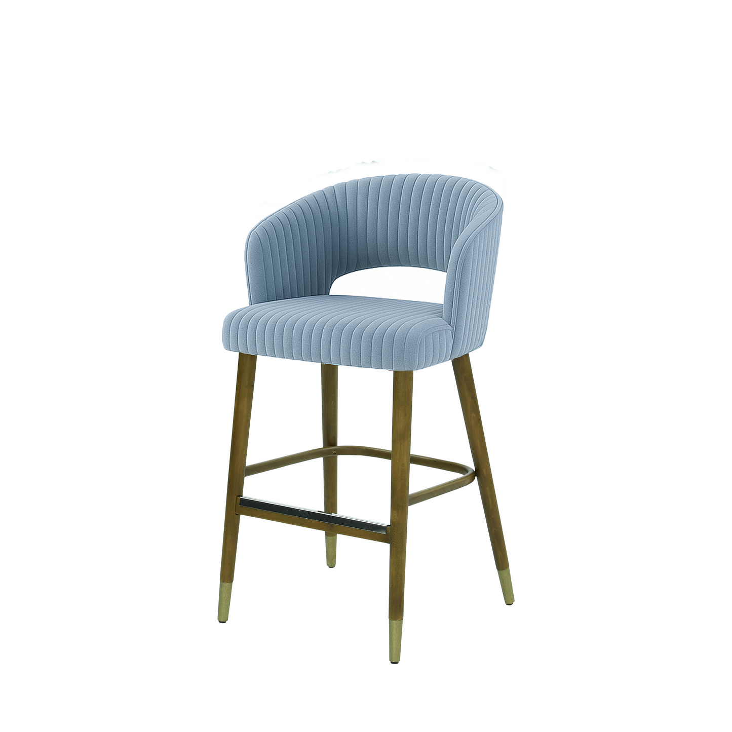 Scaun insula catifea ROZ | model THOMAS