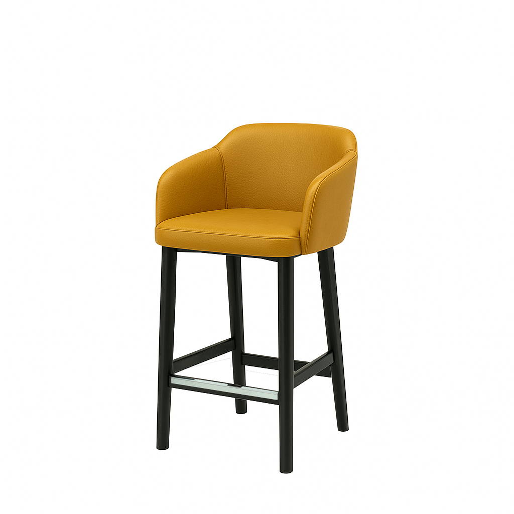 Scaun insula piele VERDE | model CROCO