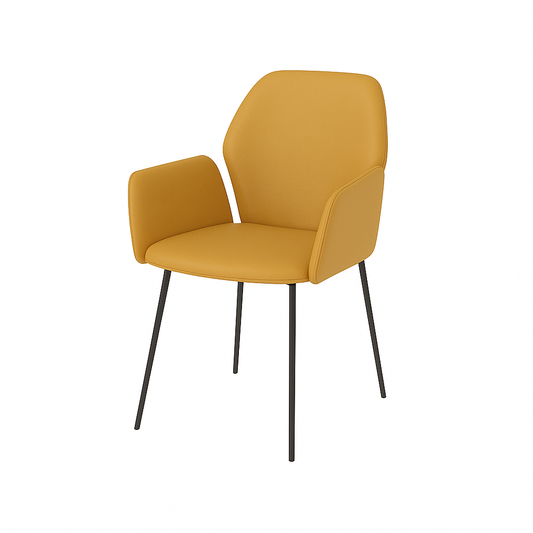 Scaun piele GALBENA | model PETRA