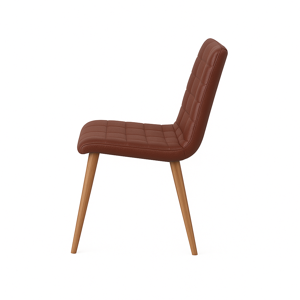 Scaun piele GALBENA | model RIGA