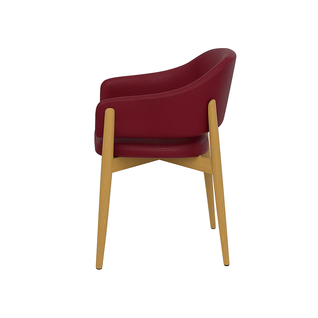 Scaun piele ALBASTRA | model ALMA