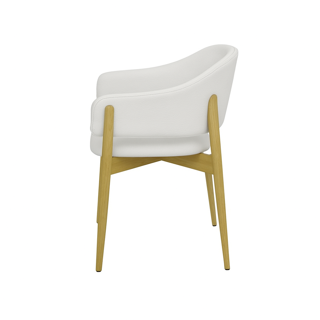 Scaun piele BEJ | model ALMA