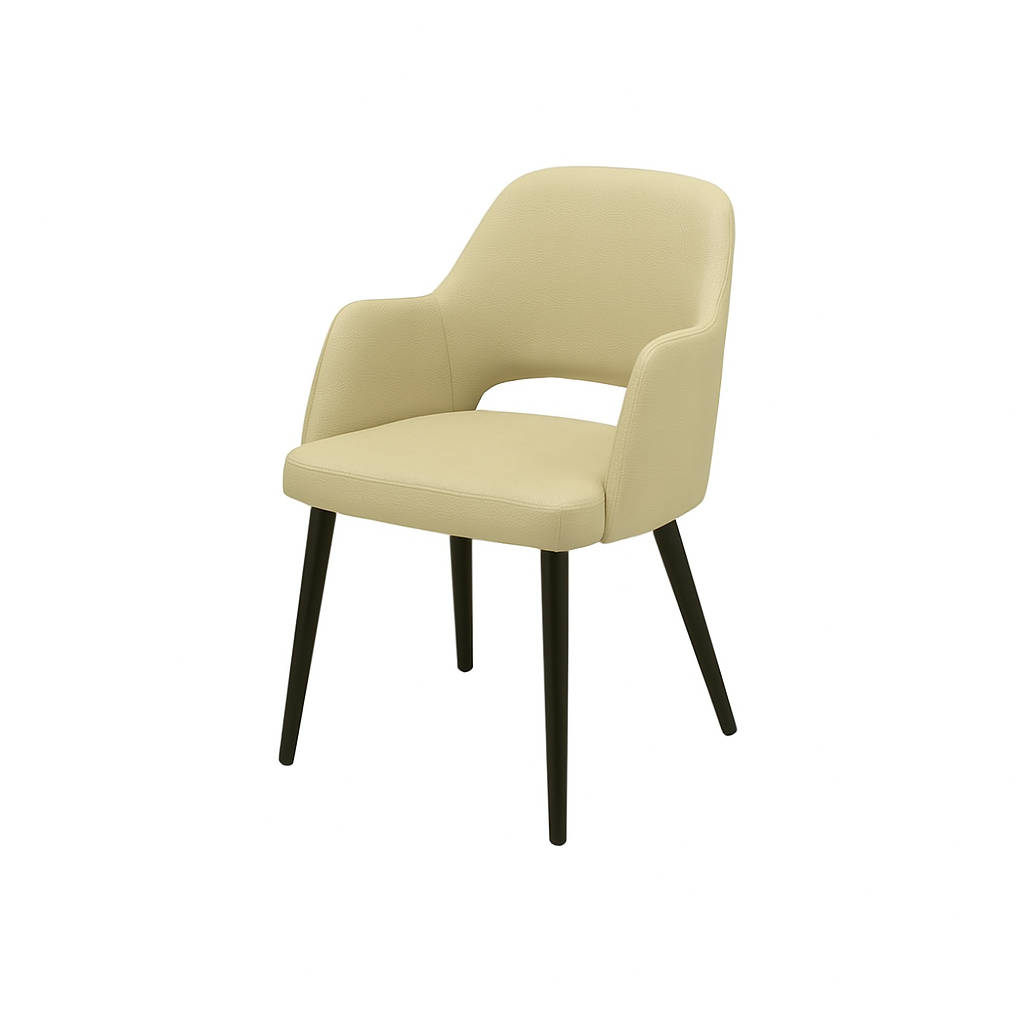 Scaun piele GALBENA | model APRIL