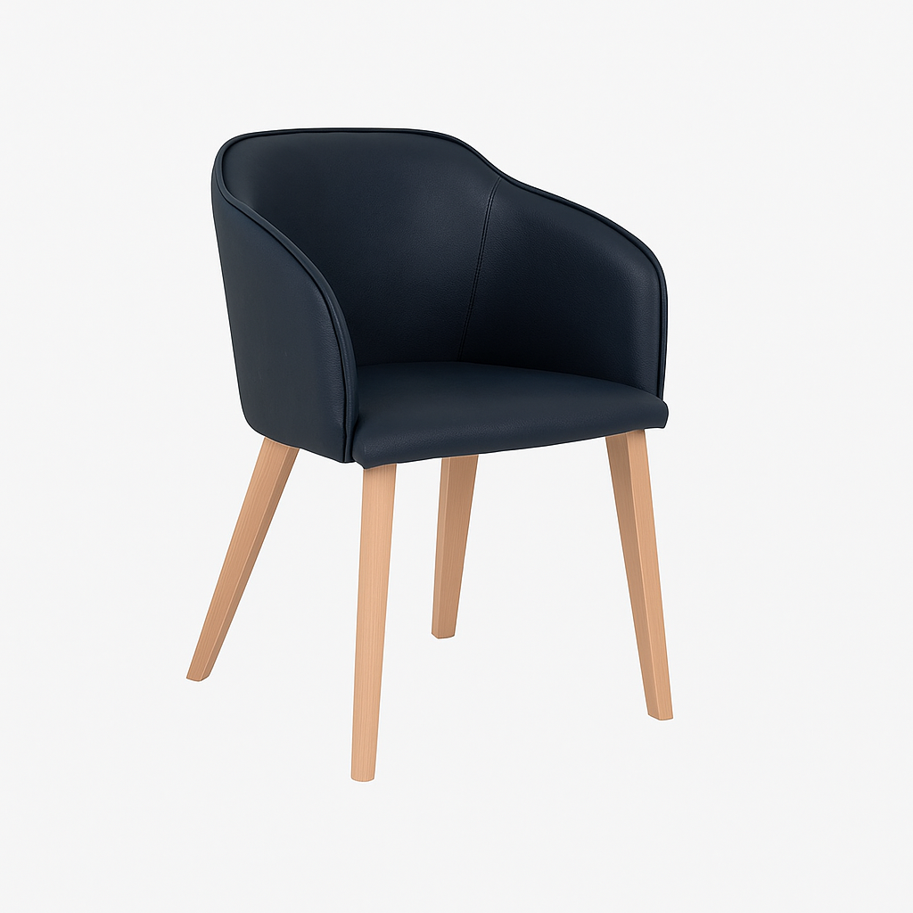 Scaun piele BEJ | model CROCO