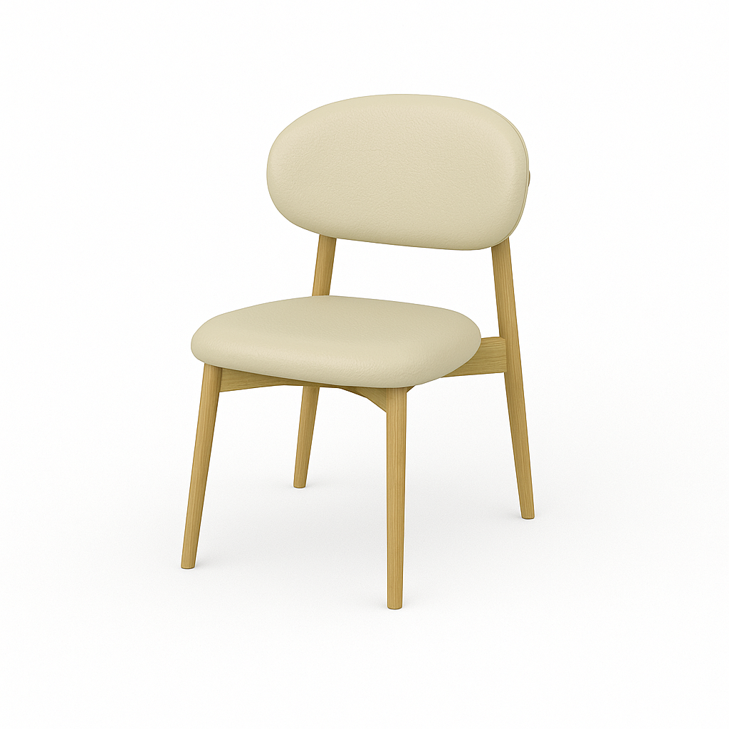 Scaun piele BEJ | model MELISSA