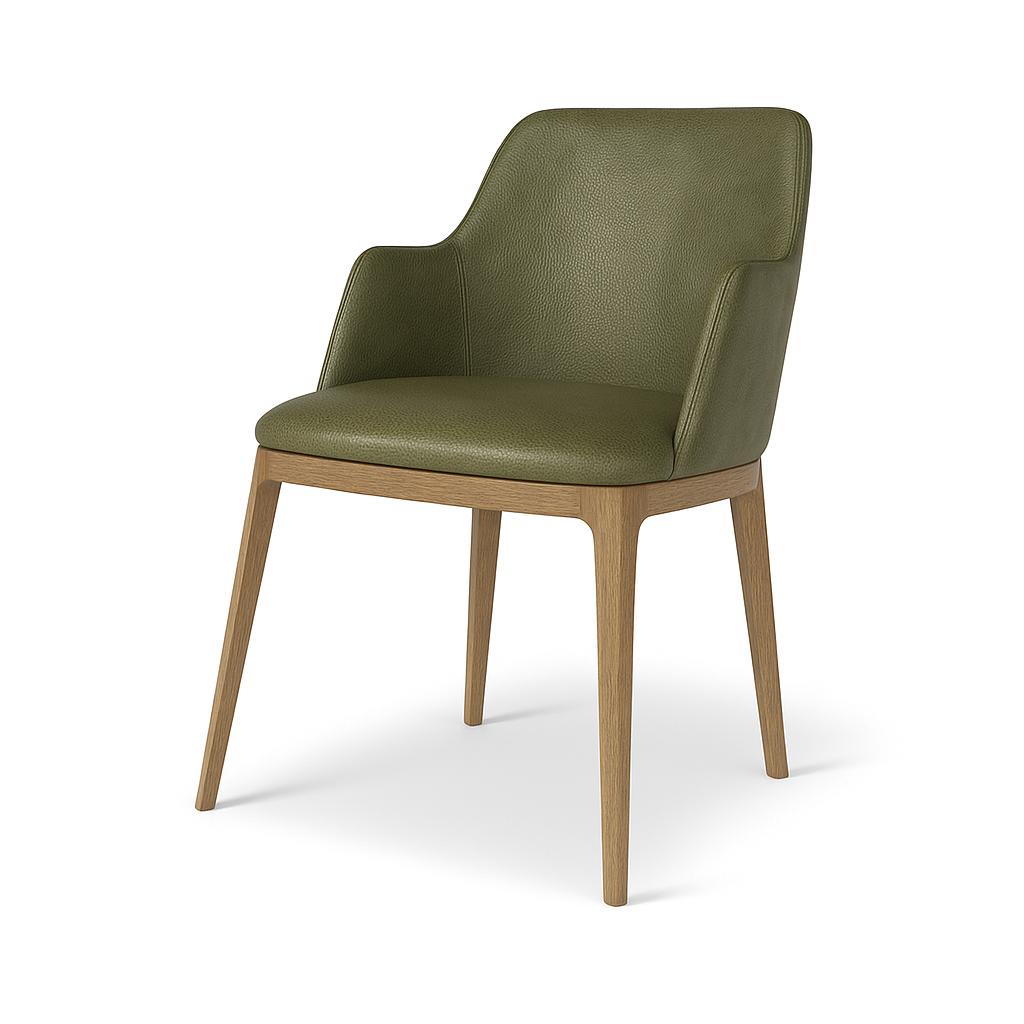 Scaun piele VERDE | model VIVI