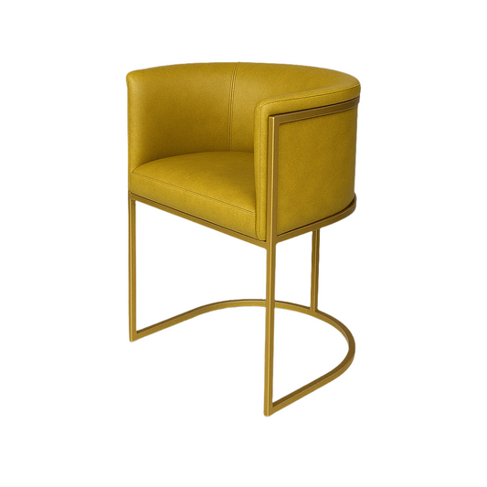 Scaun piele GALBENA | model ENRI