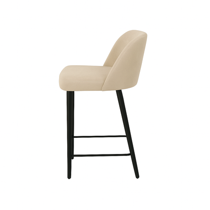 Scaun insula catifea ALBASTRA | model IVA