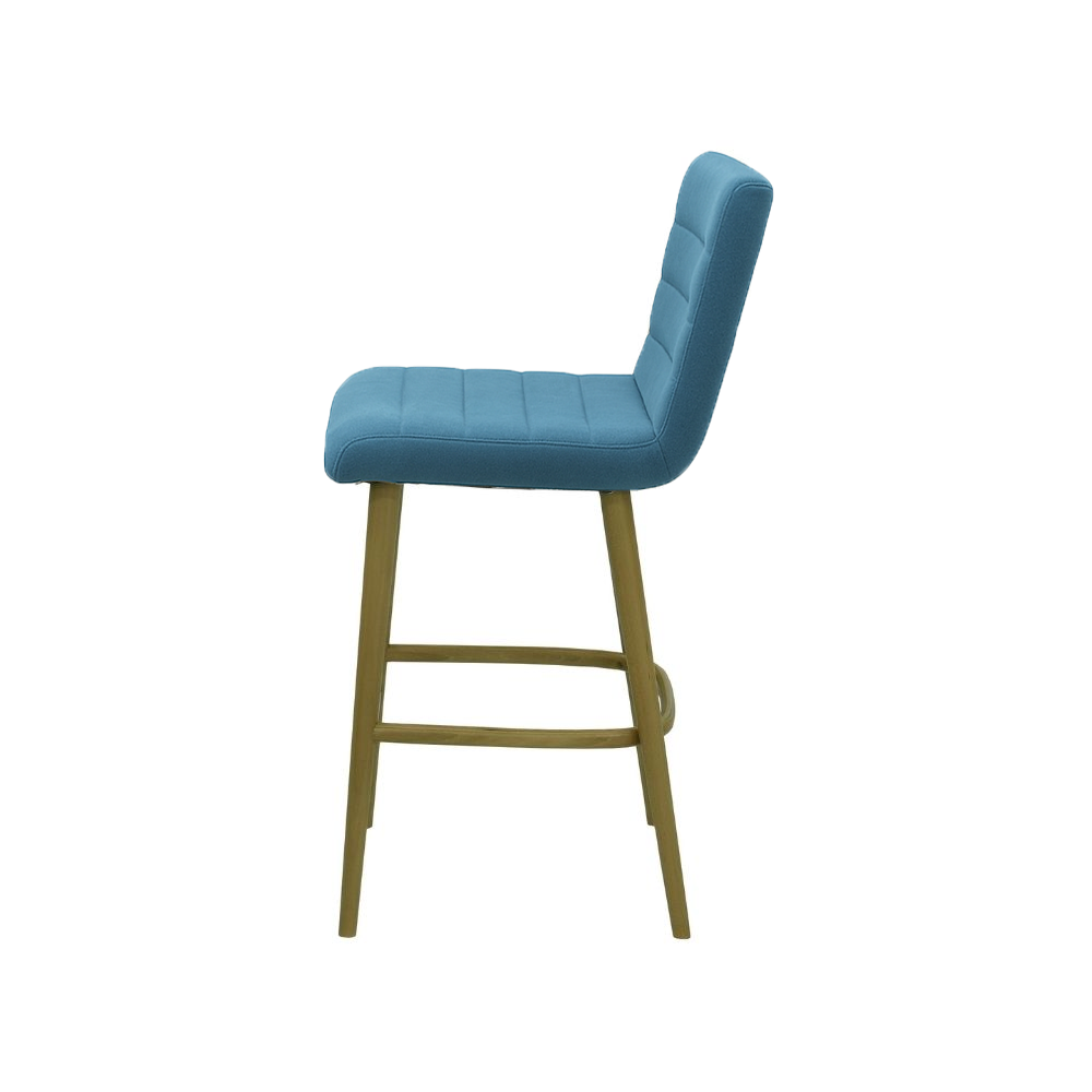 Scaun insula catifea GALBENA | model RIGA