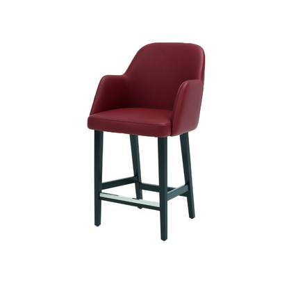 Scaun de bar piele ALBASTRA | model PINO