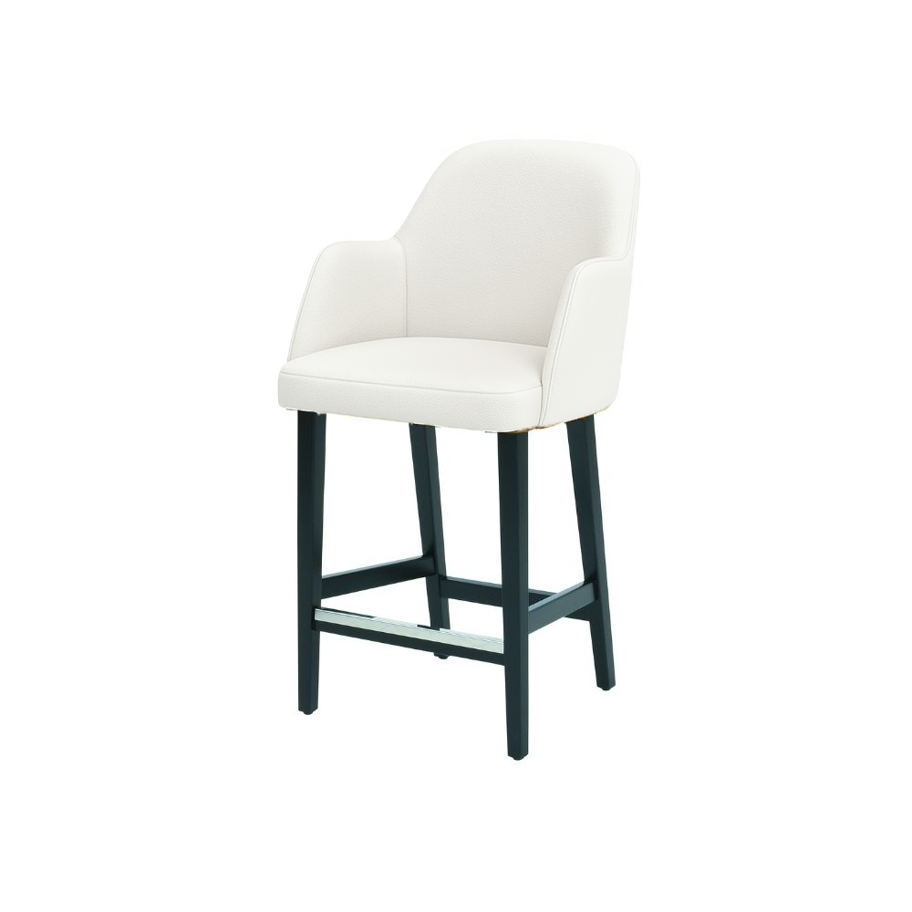 Scaun de bar piele GALBENA | model PINO