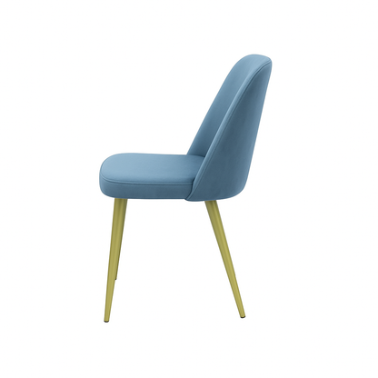 Scaun catifea ALBASTRA | model FOX