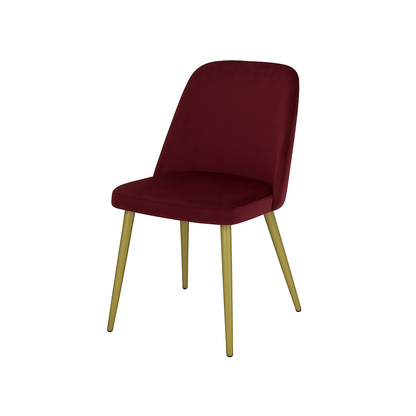 Scaun catifea GALBENA | model FOX