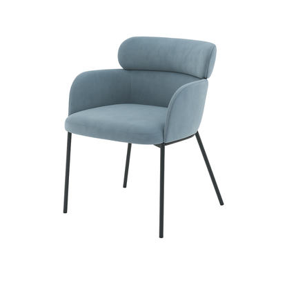 Scaun catifea ALBASTRA | model LENY
