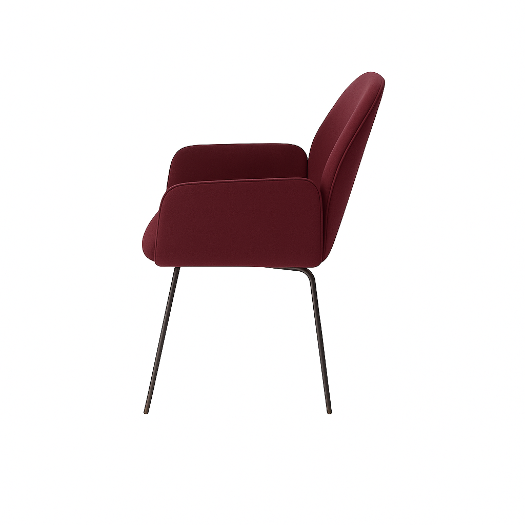 Scaun catifea ROZ | model PETRA