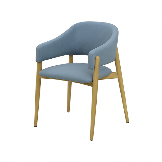 Scaun catifea ALBASTRA | model ALMA