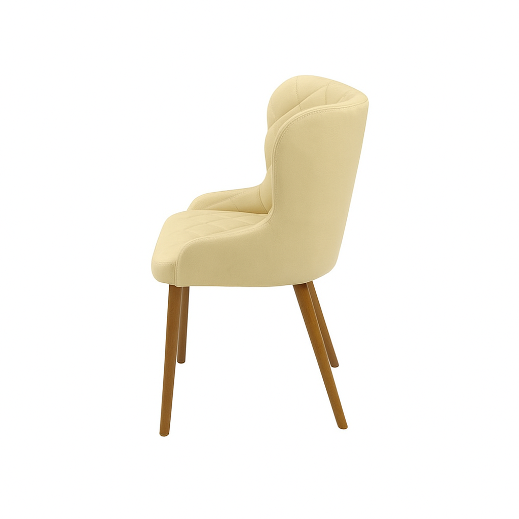 Scaun piele GALBENA | model AMANDA