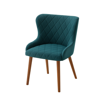 Scaun catifea ALBASTRA | model AMANDA