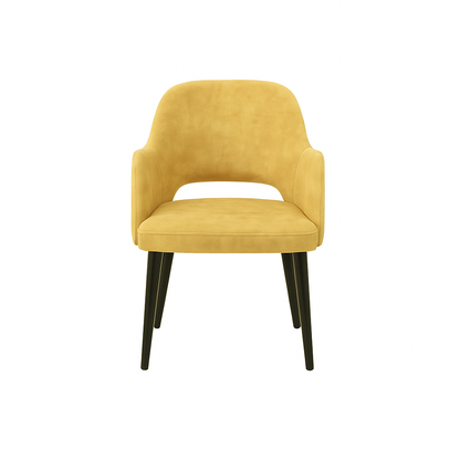 Scaun catifea GALBENA | model APRIL