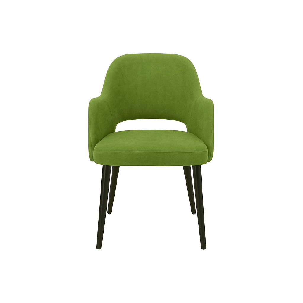 Scaun catifea GALBENA | model APRIL