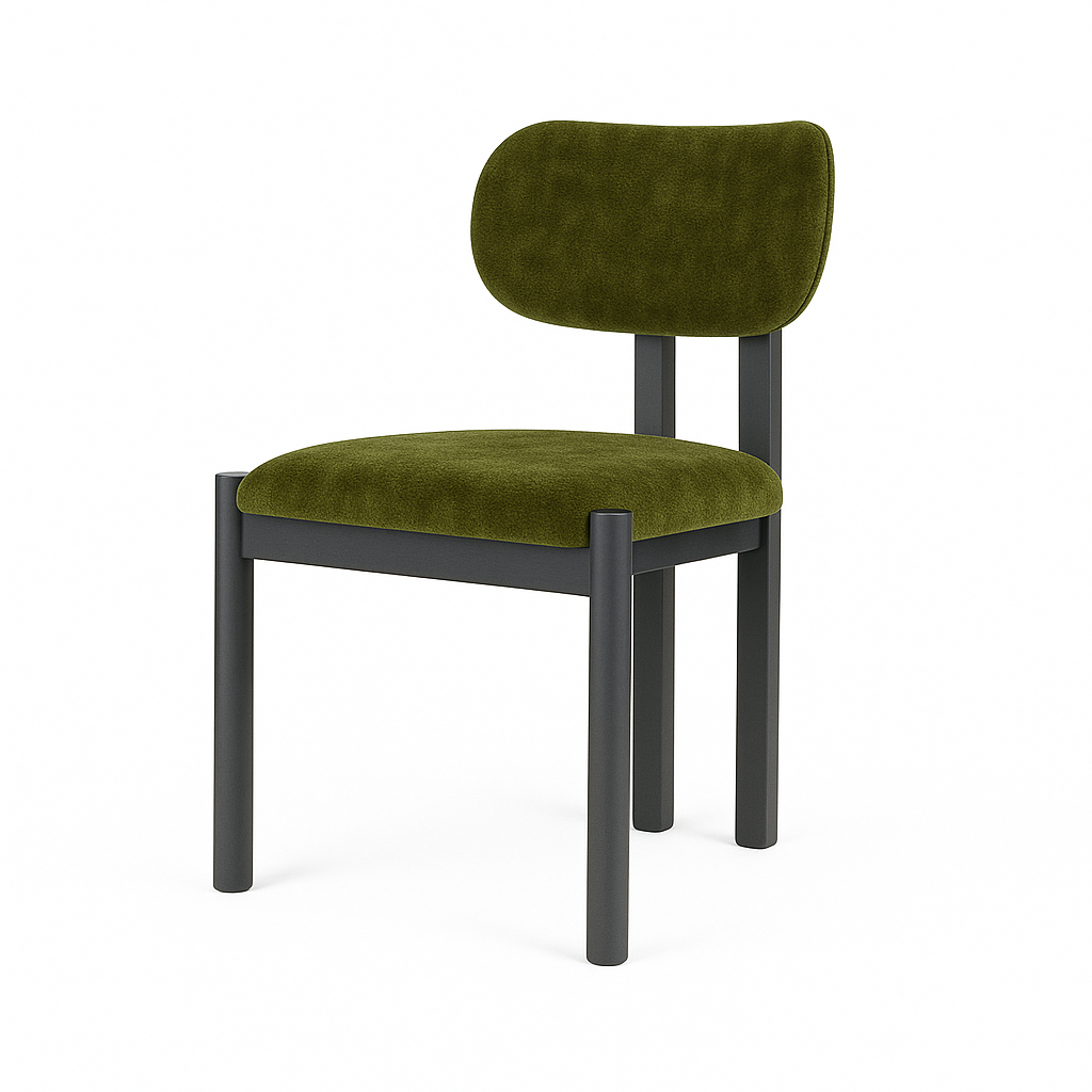 Scaun catifea VERDE | model ARIANA