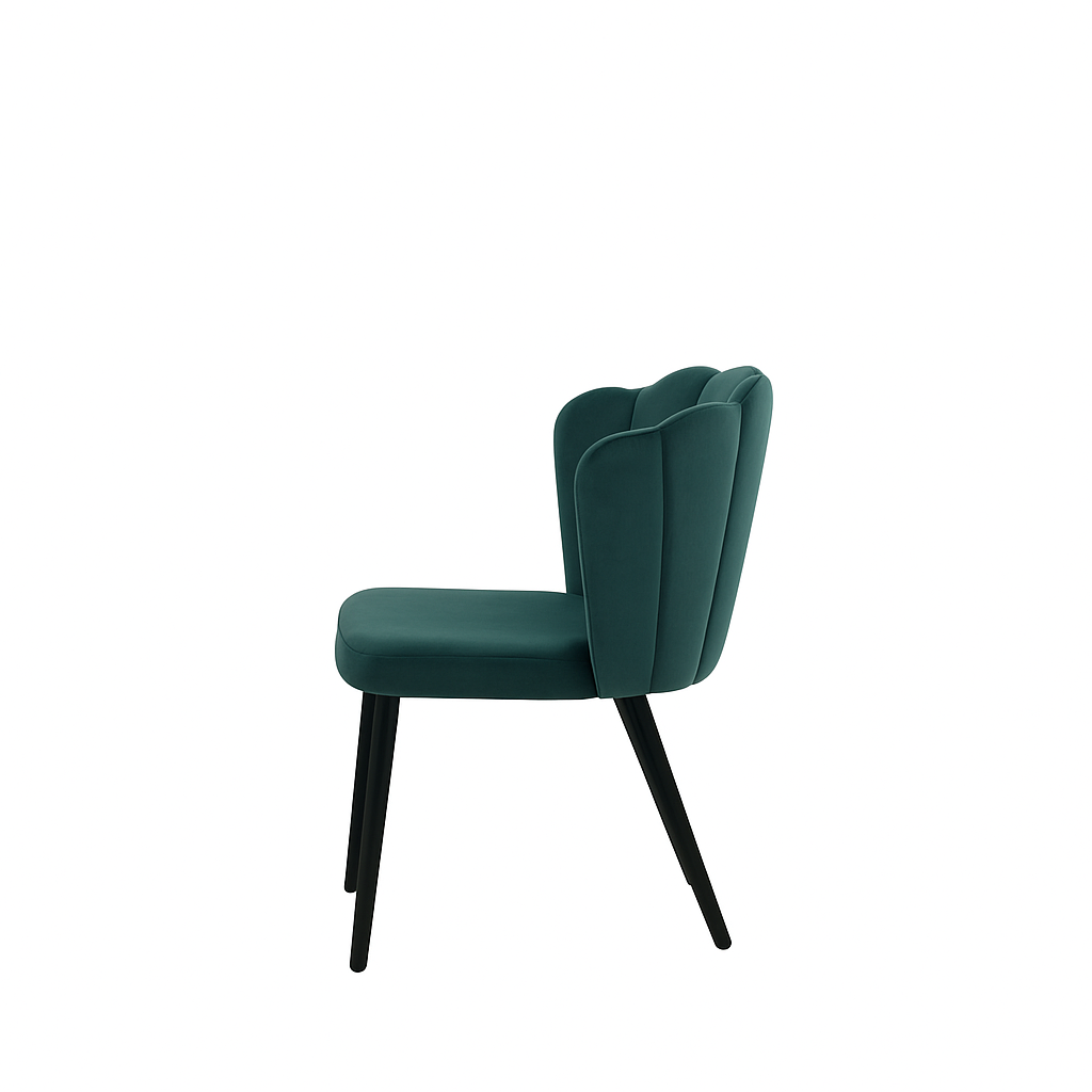 Scaun catifea GALBENA | model ARIA