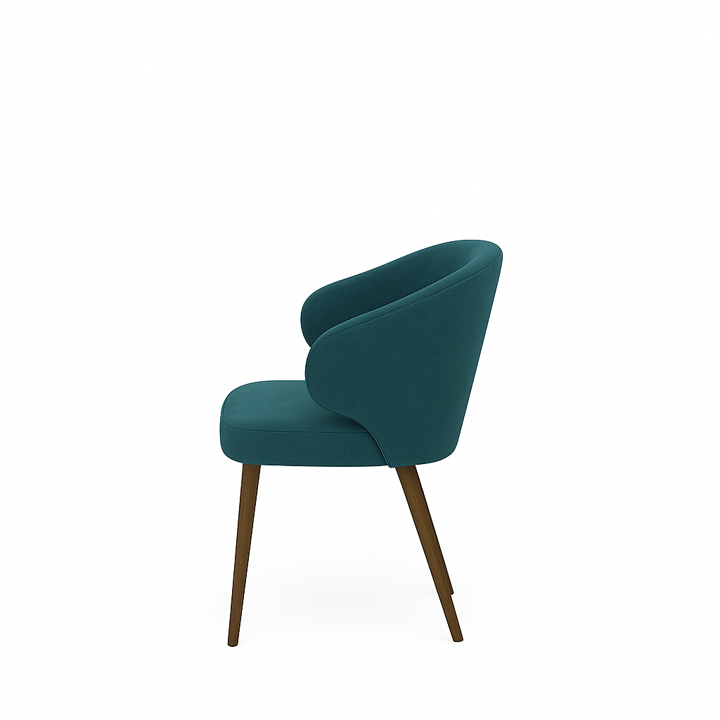 Scaun catifea GALBENA | model CAPRICE