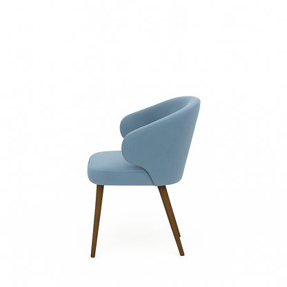 Scaun catifea ALBASTRA | model CAPRICE