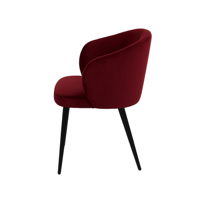 Scaun catifea ROZ | model CAPRISO