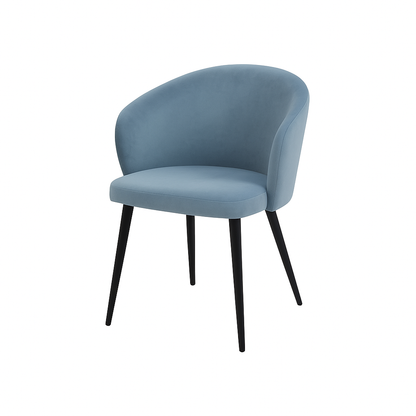 Scaun catifea ROZ | model CAPRISO