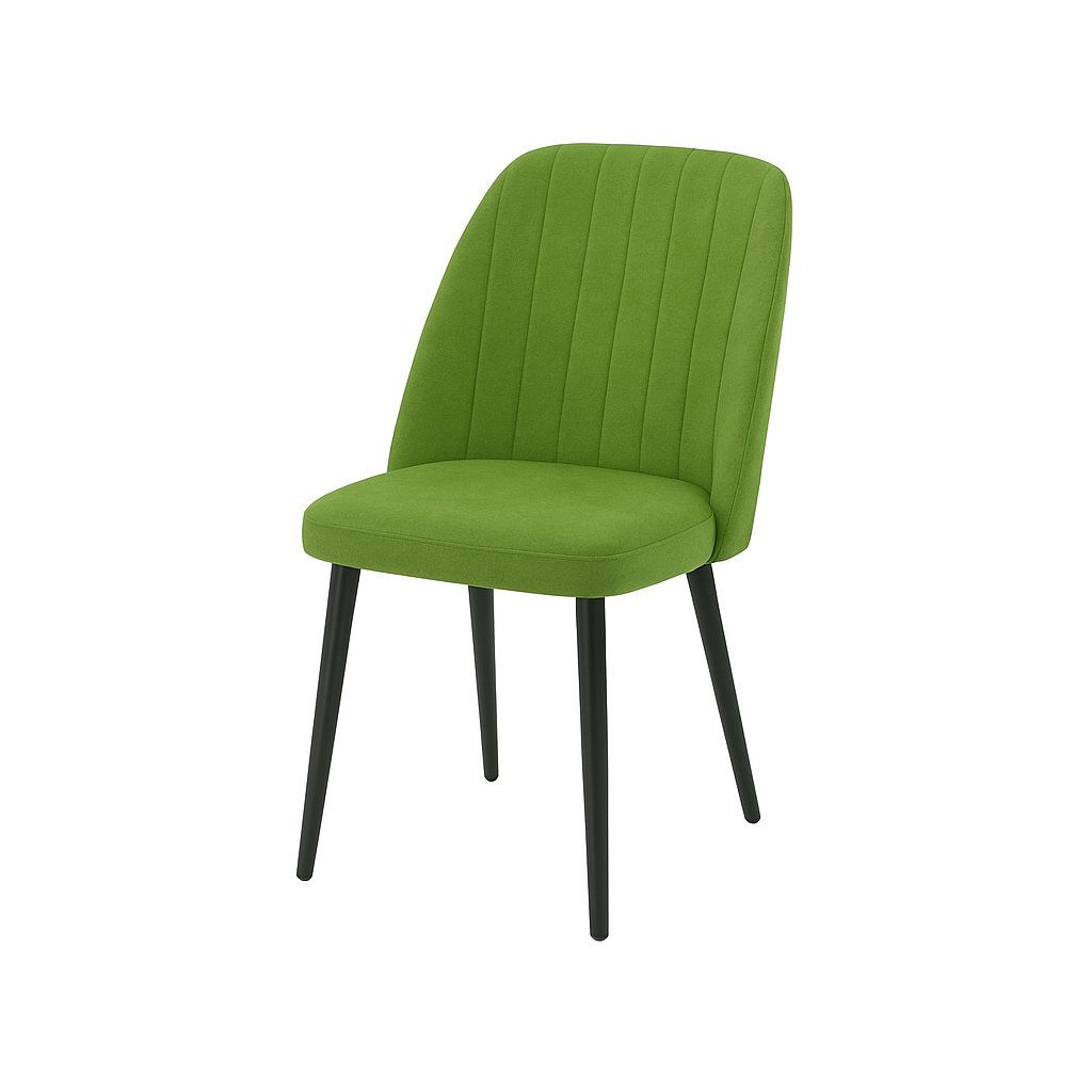 Scaun catifea GALBENA | model CREA