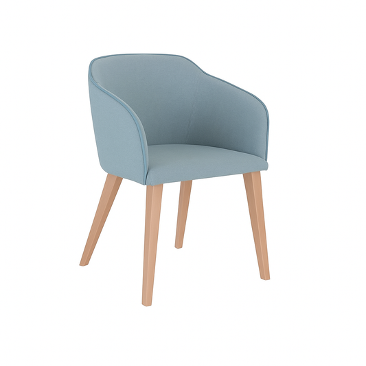 Scaun catifea ALBASTRA | model CROCO