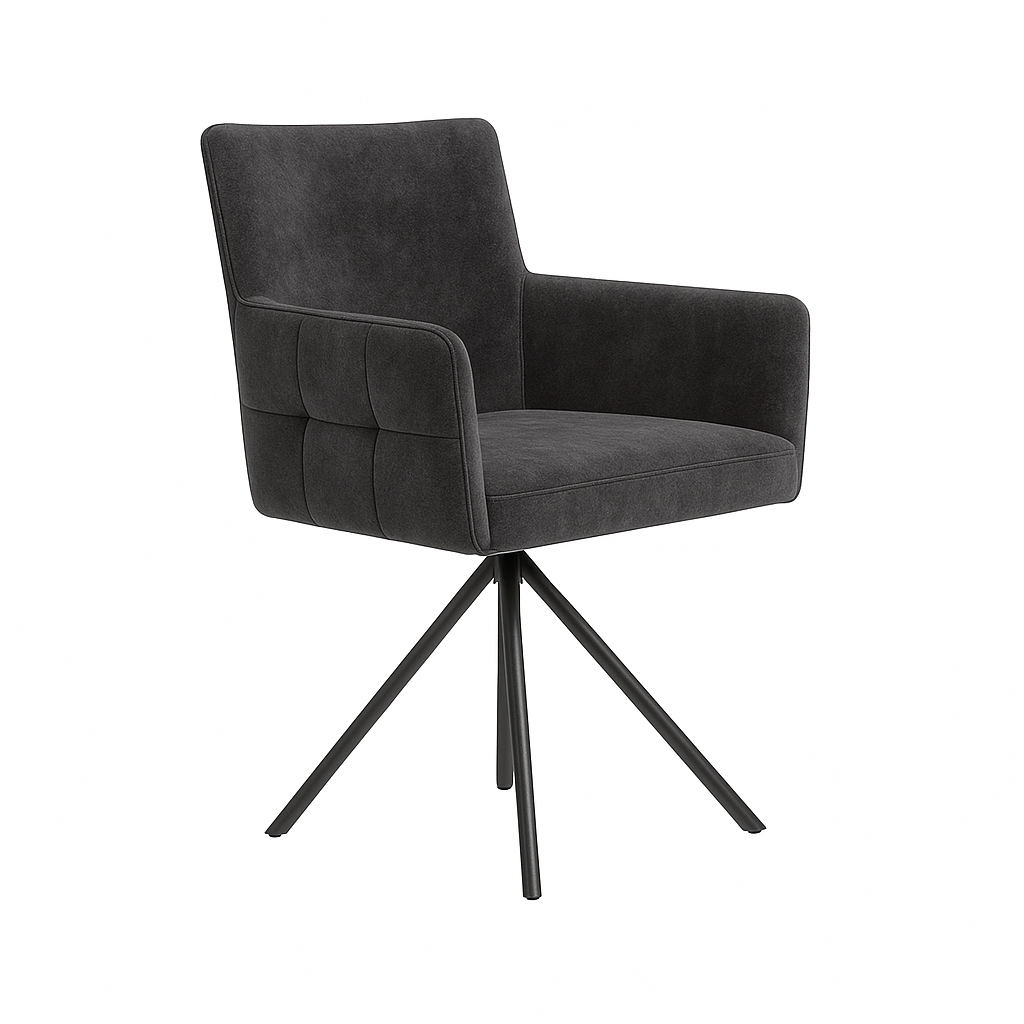 Scaun catifea GRI | model GIULIA C