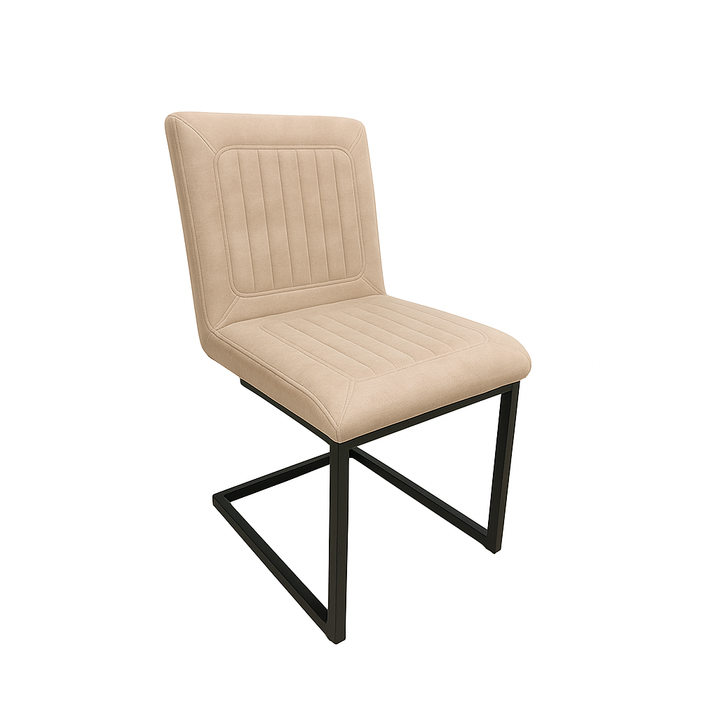 Scaun catifea BEJ | model INDU BROOKLYN NA