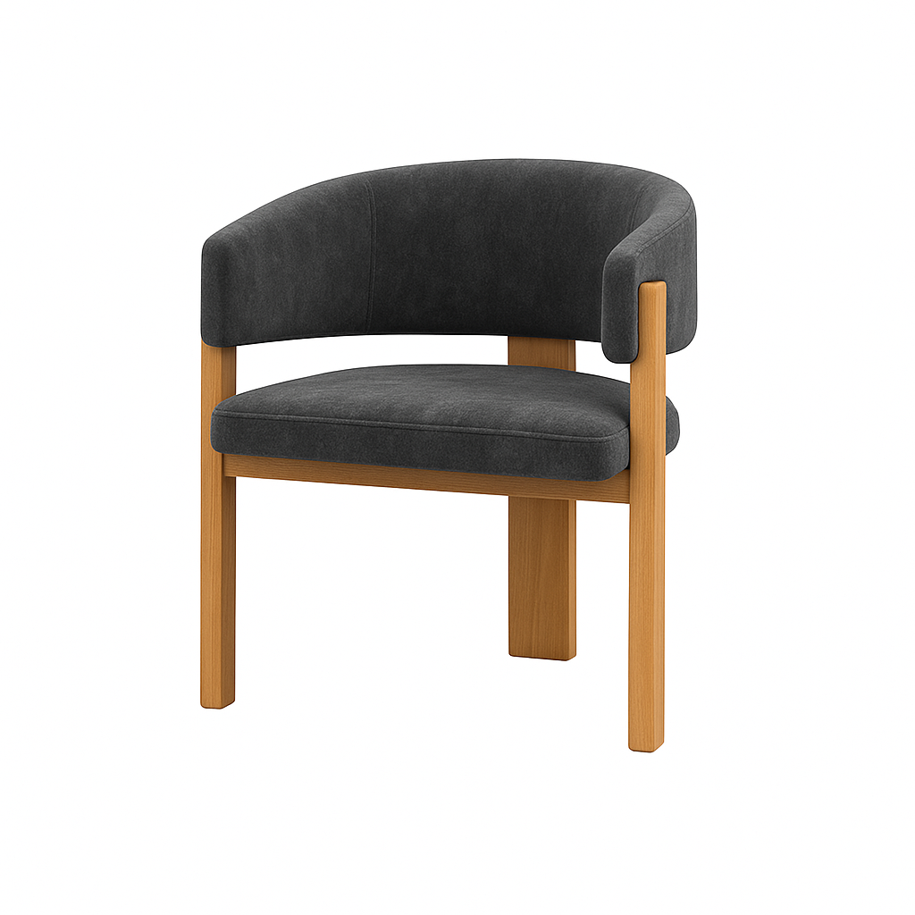 Scaun catifea GRI | model MAREI