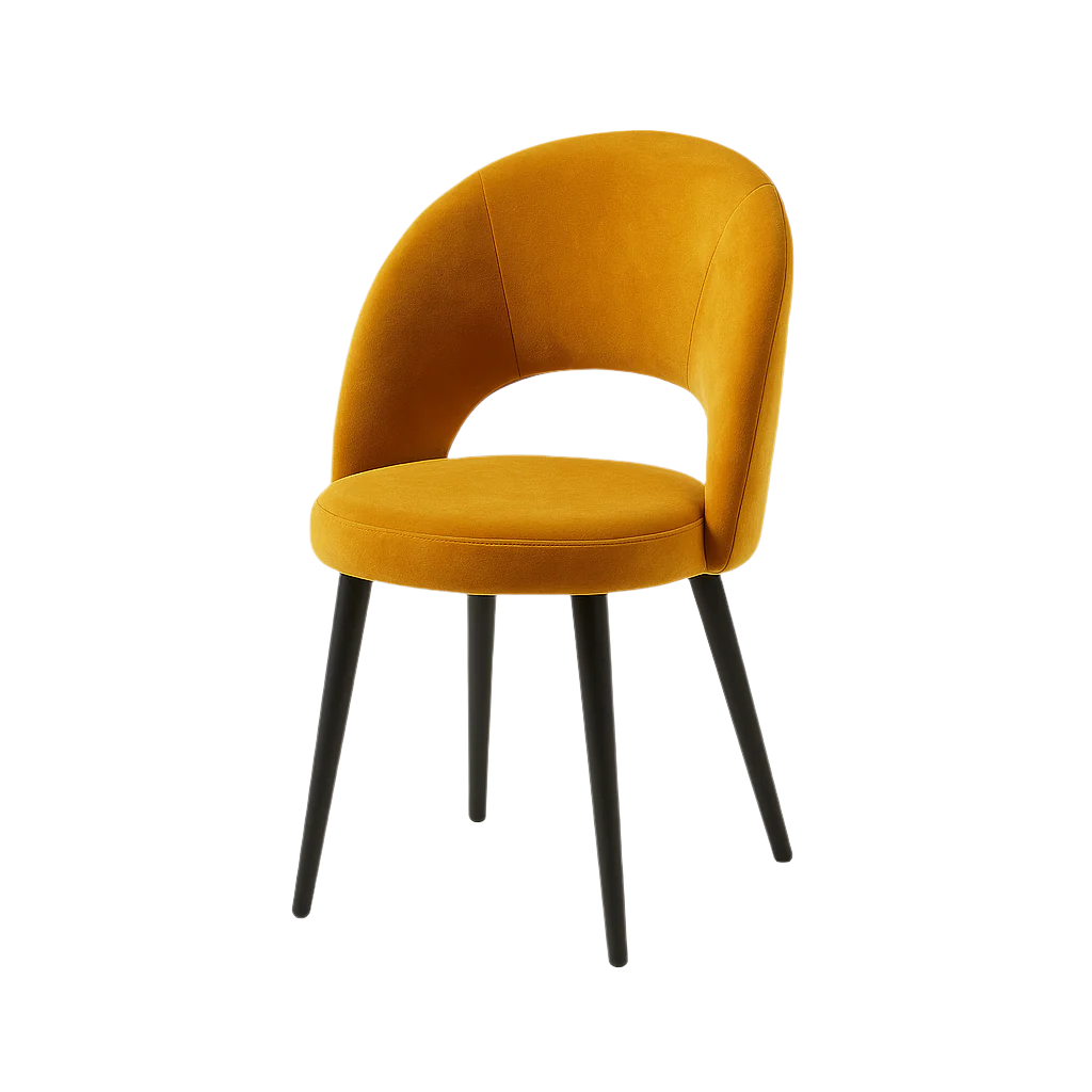 Scaun catifea ALBASTRA | model RON