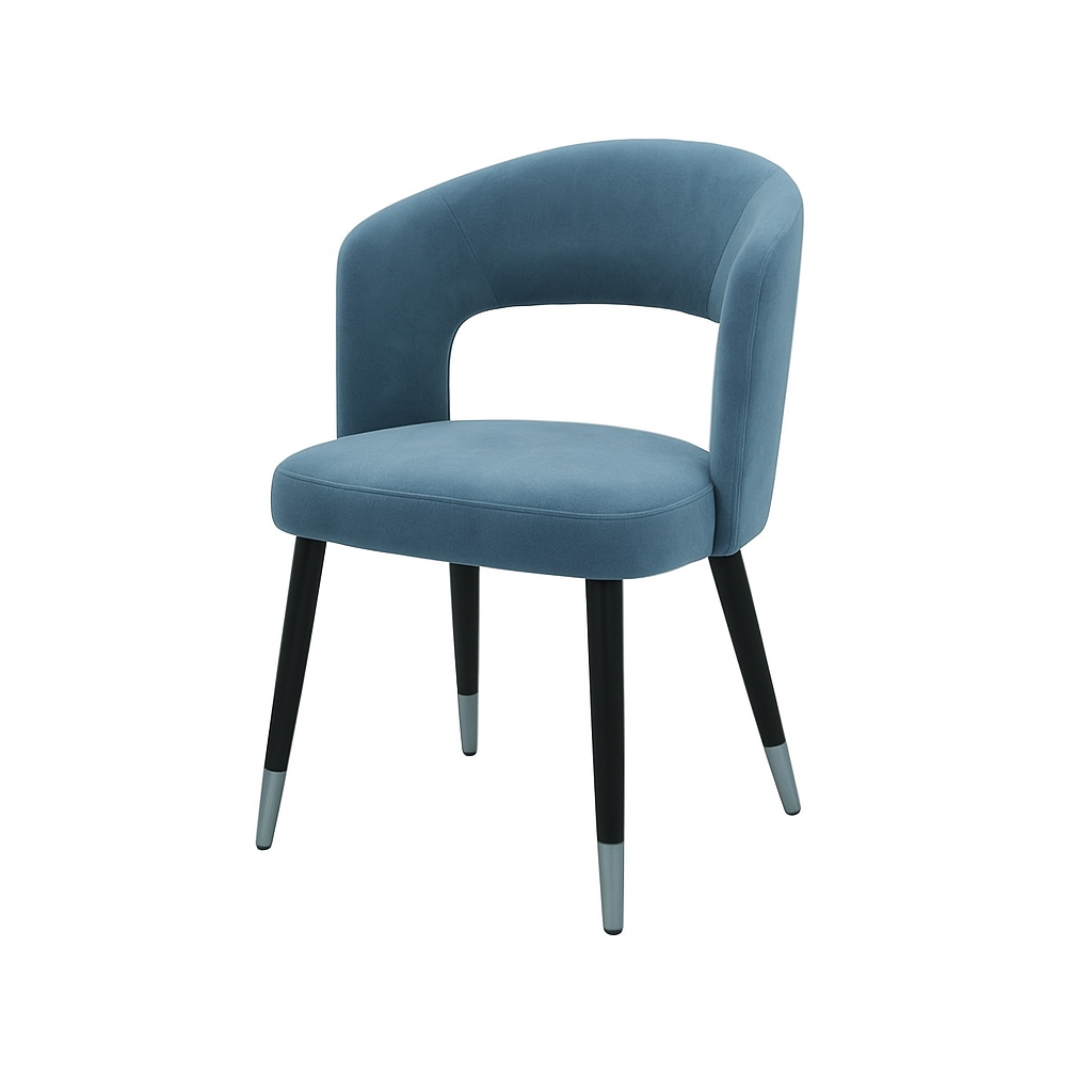 Scaun catifea VERDE | model SANDY