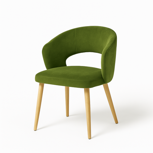 Scaun catifea VERDE | model THOMAS