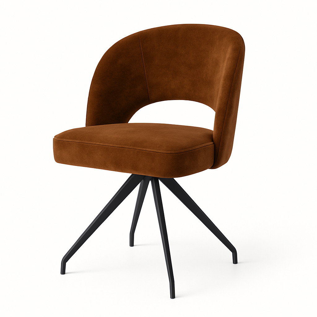 Scaun catifea BEJ | model ZANCA