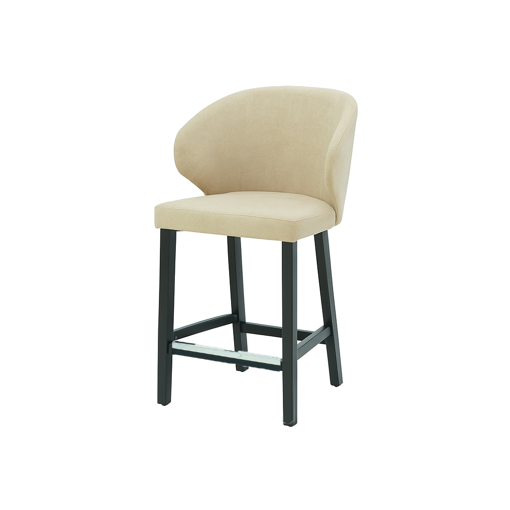 Scaun de bar catifea TURCOAZ | model CAPRICE