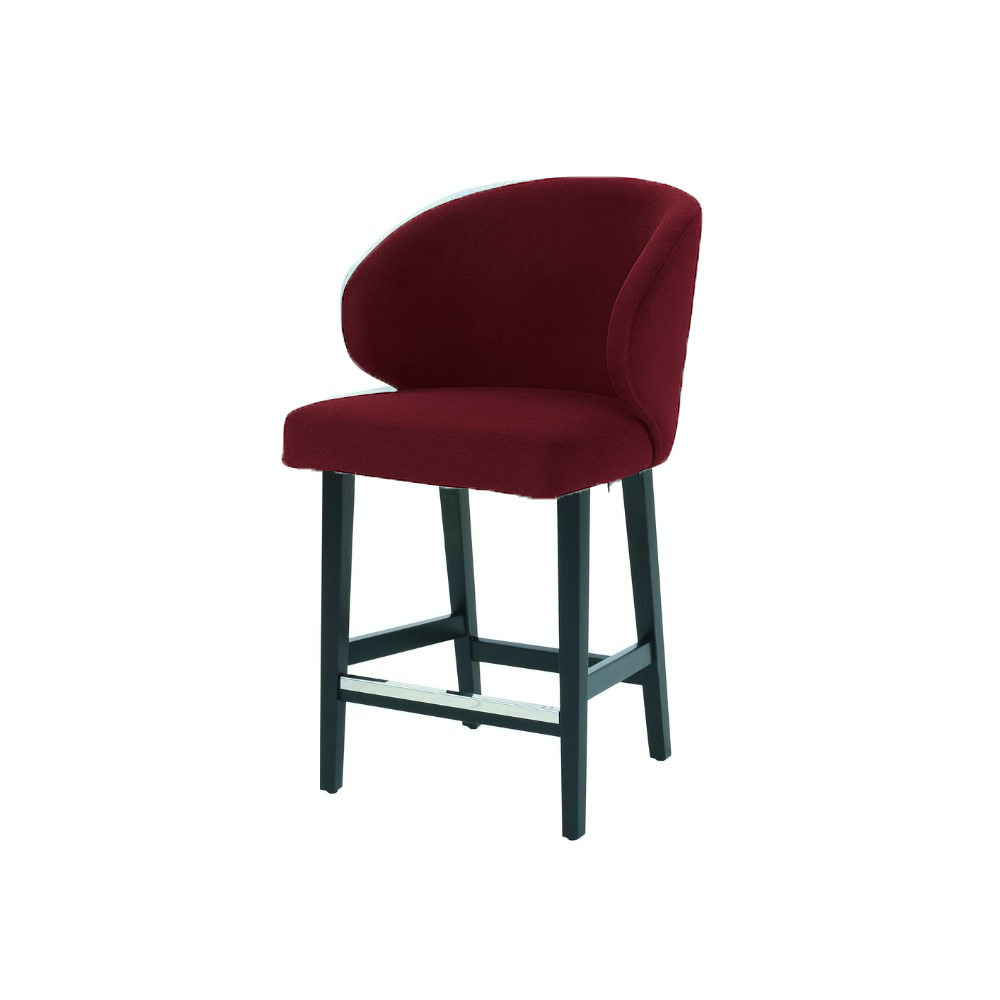 Scaun de bar catifea TURCOAZ | model CAPRICE