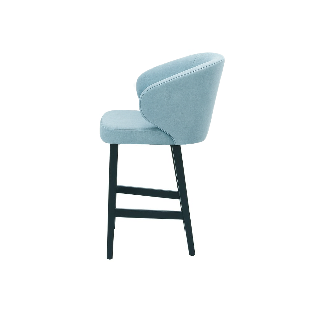 Scaun de bar catifea | model CAPRICE