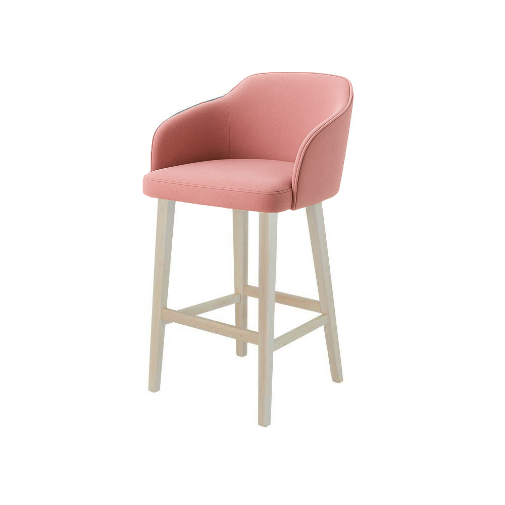 Scaun insula catifea ALBASTRA | model CROCO