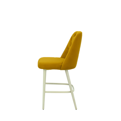 Scaun insula catifea GALBENA | model SCOT