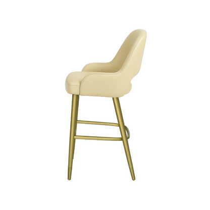 Scaun insula piele naturala VERDE | model HUGO