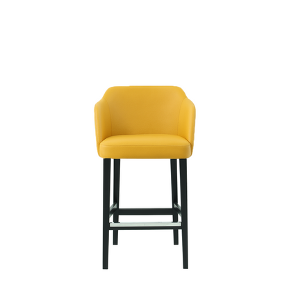 Scaun insula piele GALBENA | model CROCO