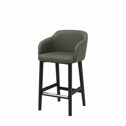 Scaun insula piele VERDE | model CROCO